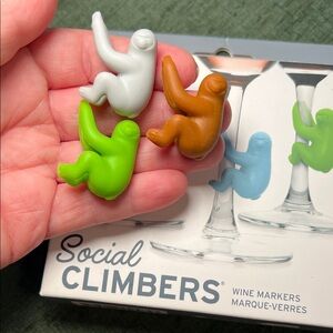 Fred Sloth Wine Markers / Wine Charms Set of 3